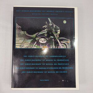 Harley Davidson 2001 FLT Models Owners Manual Softcover Book